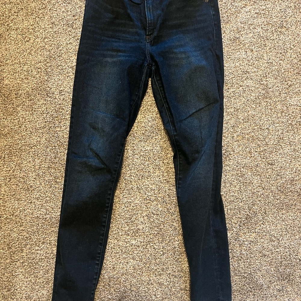 Abercrombie & Fitch Dark Indigo Skinny Jeans